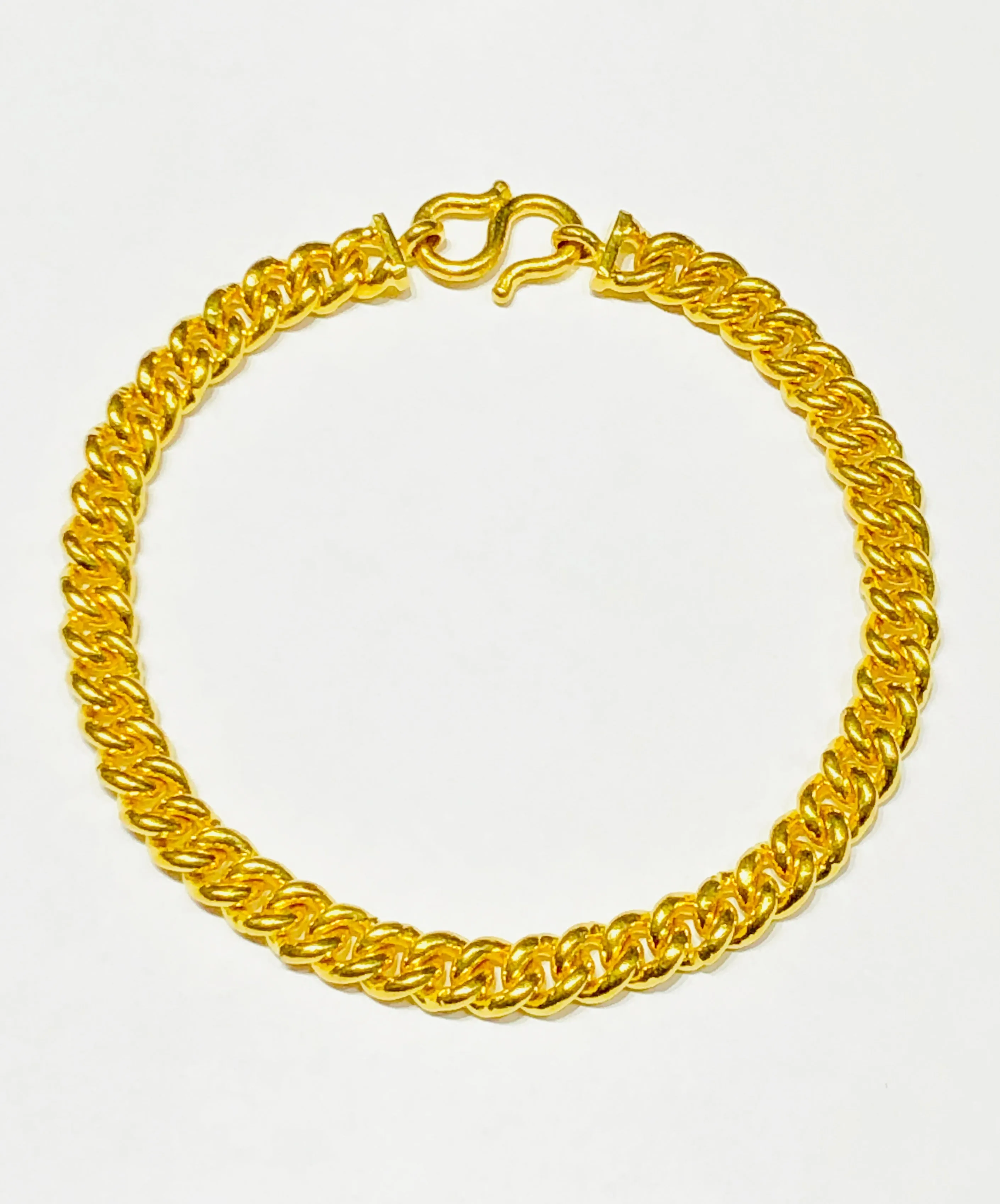 Miami Cuban Solid Bracelet (24K)