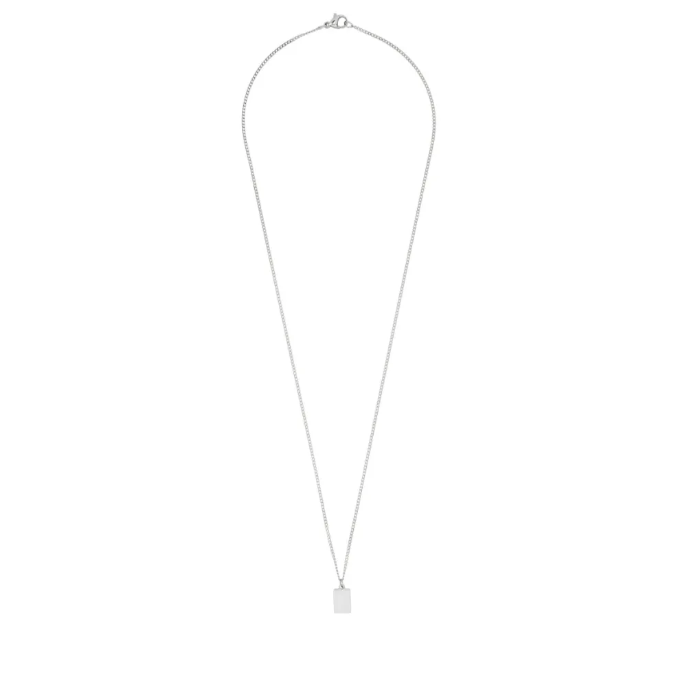 Mini Bar Pendant - Silver