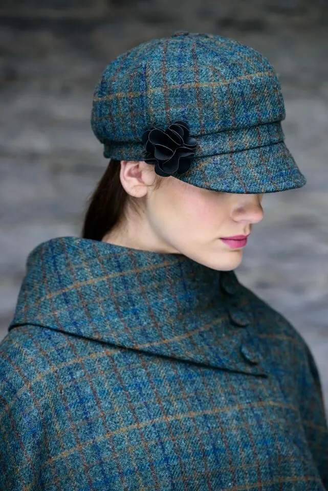Mucros Newsboy Cap | Green Plaid