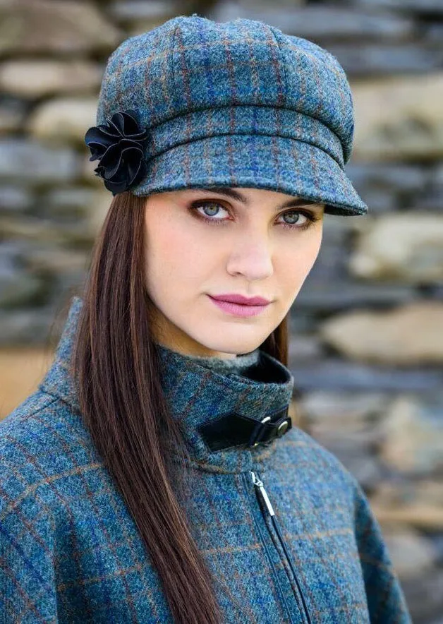 Mucros Newsboy Cap | Green Plaid