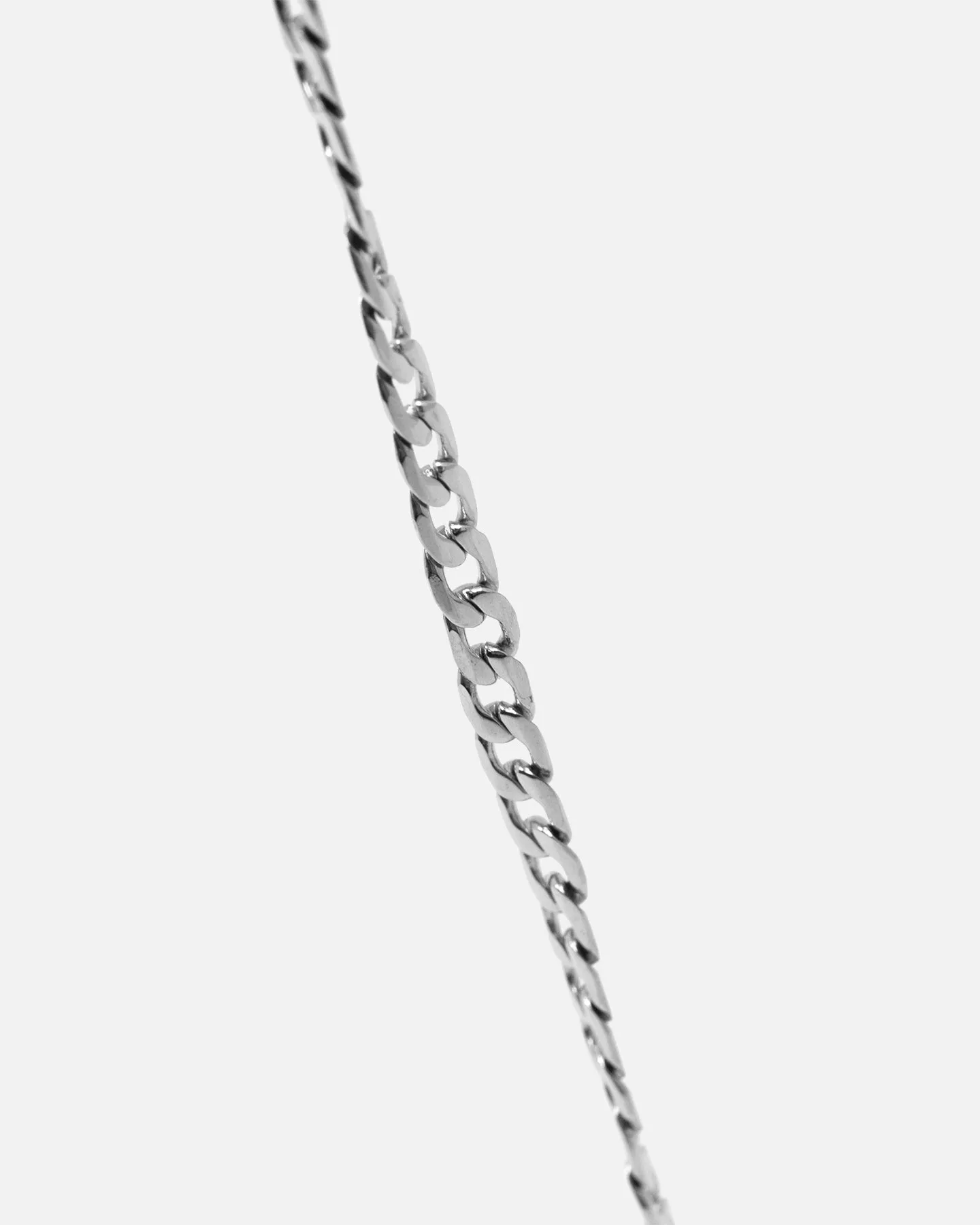 NXS 4.3mm Smooth Cut Cuban Chain White Gold