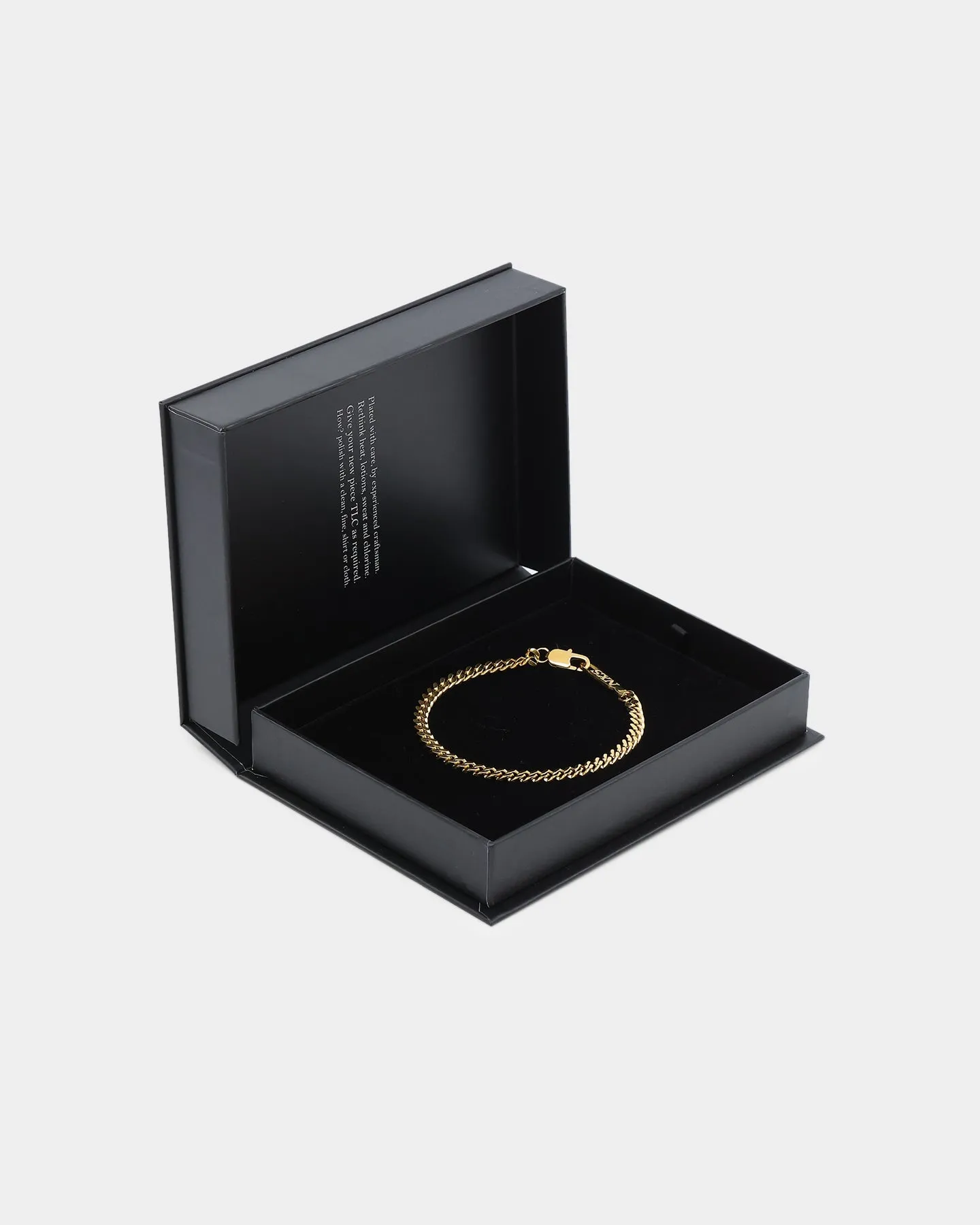 NXS 5mm Cuban Bracelet Gold
