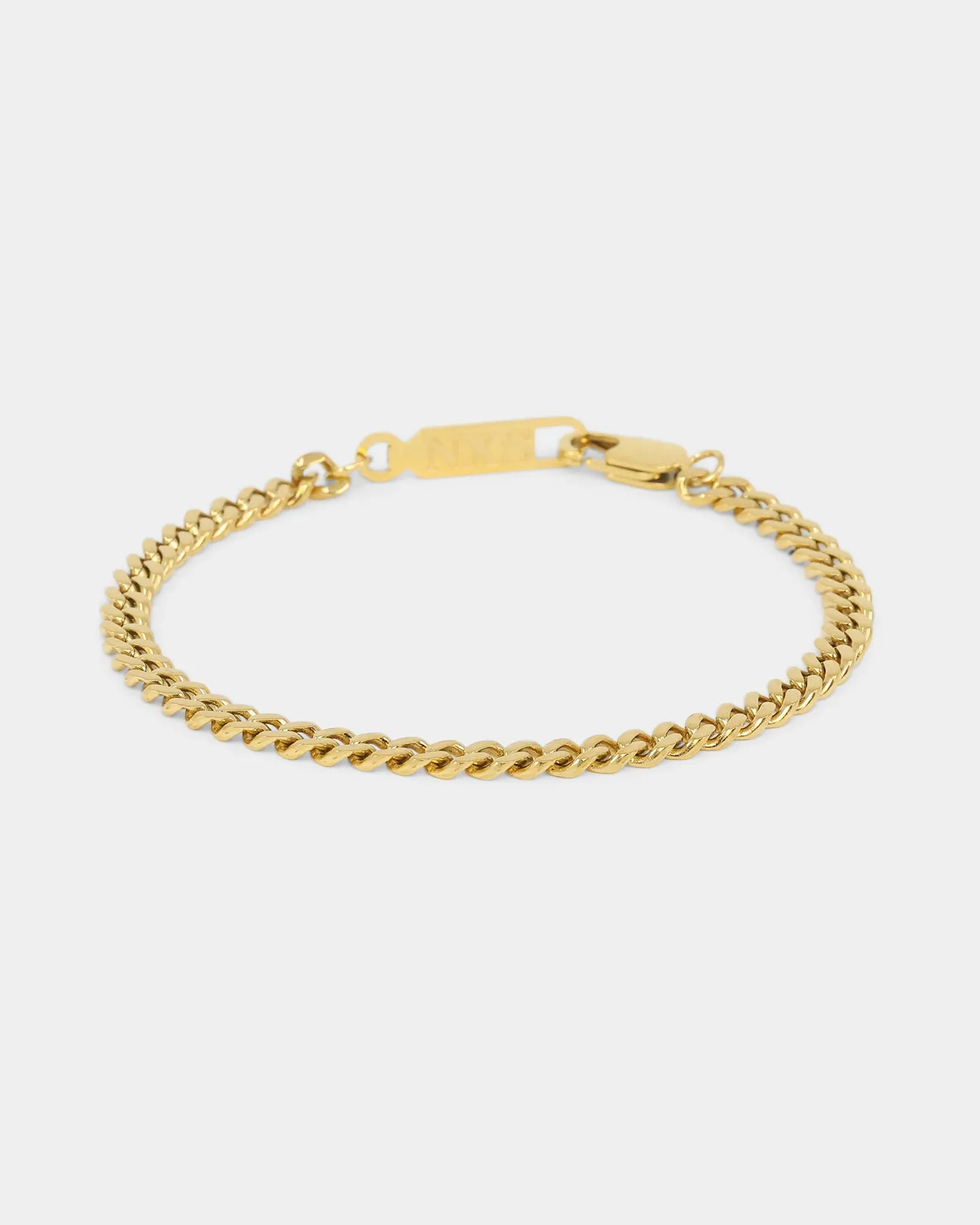 NXS 5mm Cuban Bracelet Gold