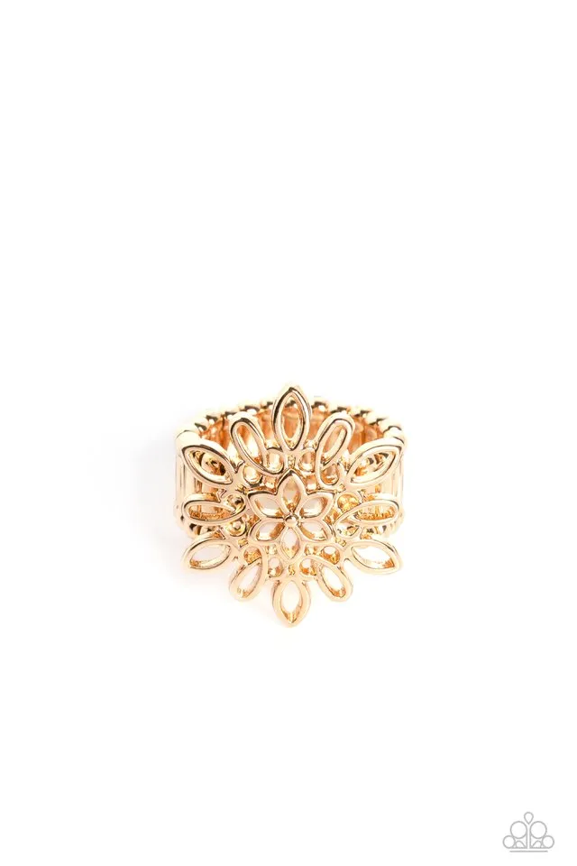 Paparazzi Ring ~ Coastal Chic - Gold