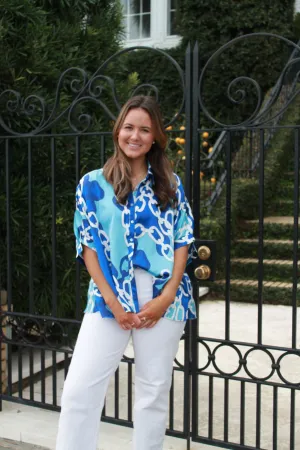 Printed Perfection Button Down Top