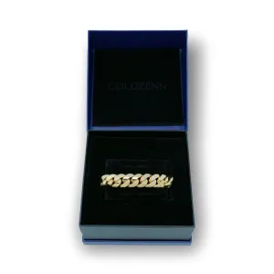 READY TO SHIP: 9mm - 15mm Solid Gold Cuban Link Bracelet