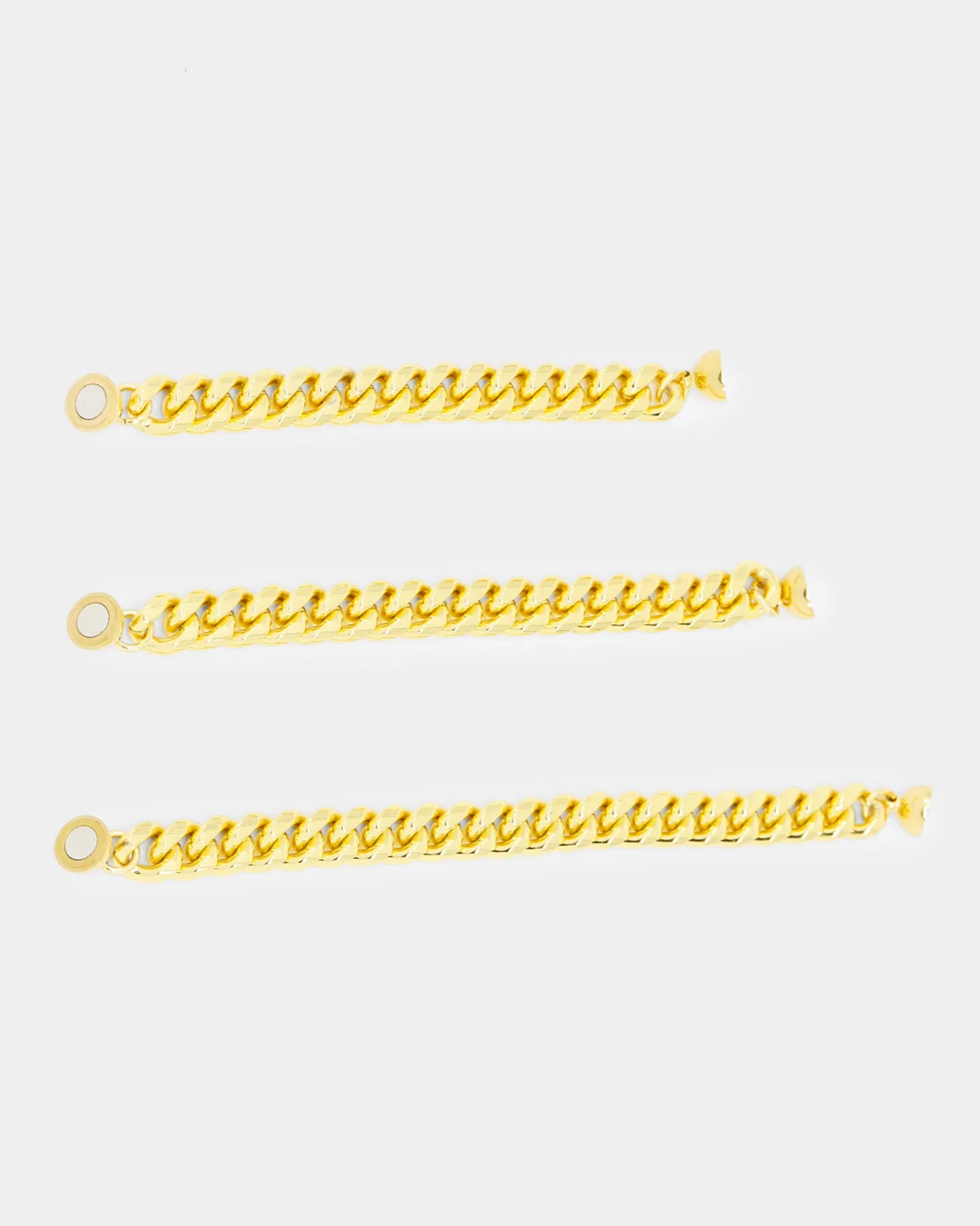 Shortie Kids' Classic Cuban 12mm Bracelet Gold