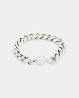 Shortie Kids' Classic Cuban 12mm Bracelet Silver