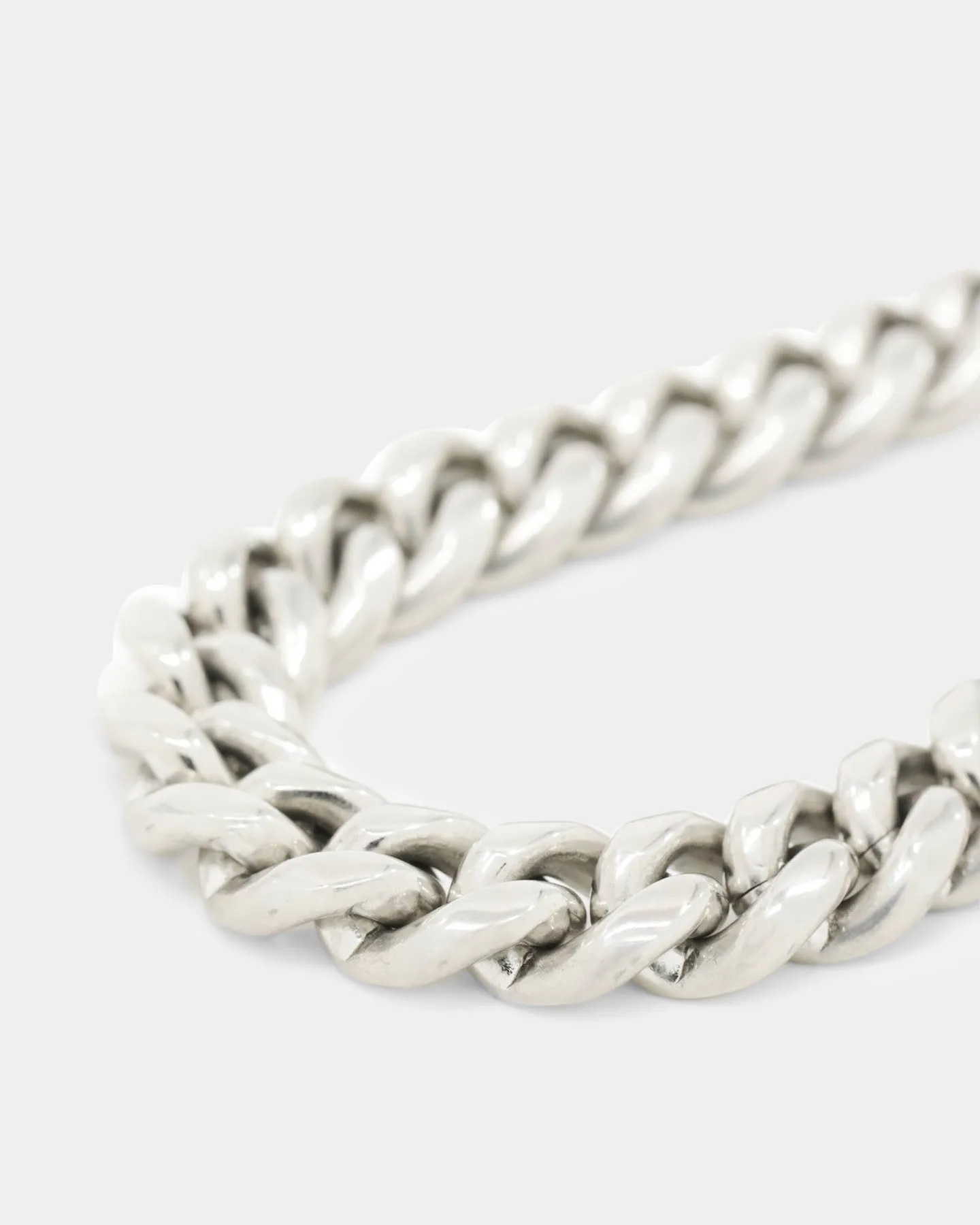 Shortie Kids' Classic Cuban 12mm Bracelet Silver