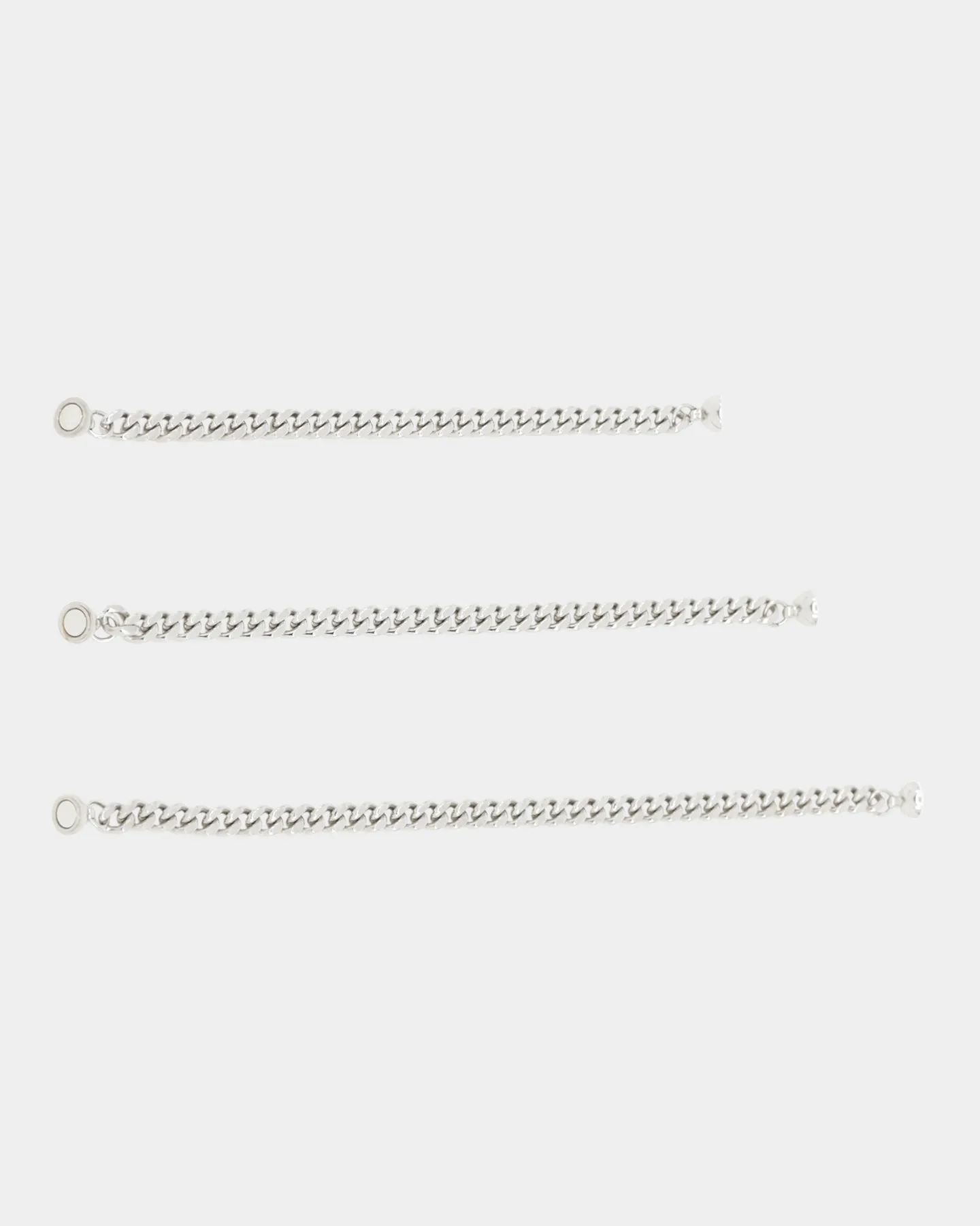 Shortie Kids' Classic Cuban 6mm Bracelet Silver