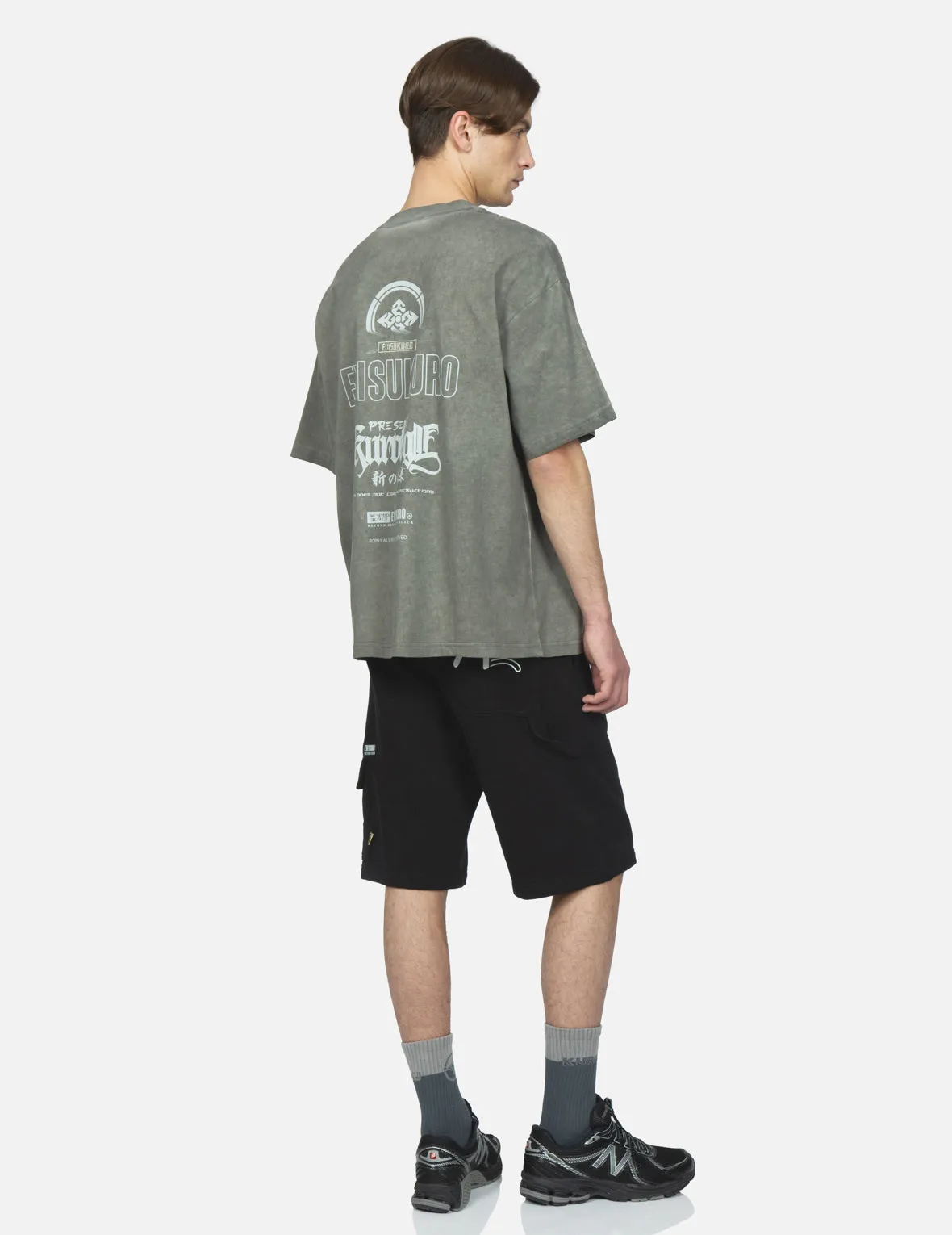 Slogan Calligraphy Print T-Shirt