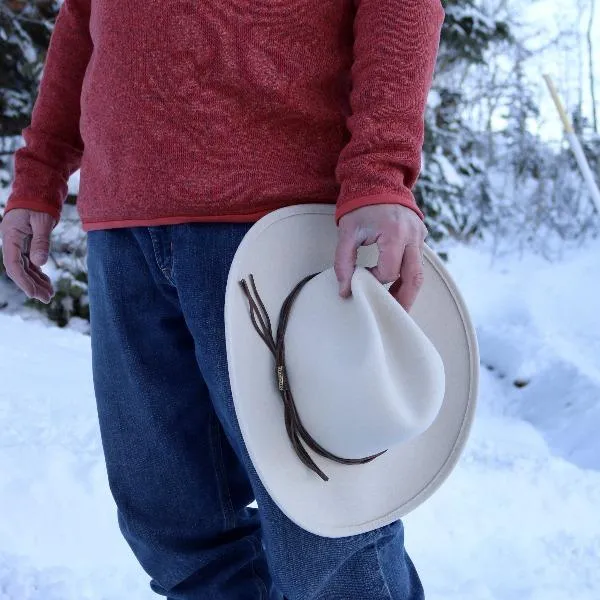 Stetson Gus Outdoor Western Crushable Wool Hat - Silverbelly