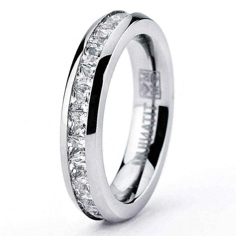 Titanium Eternity Ring