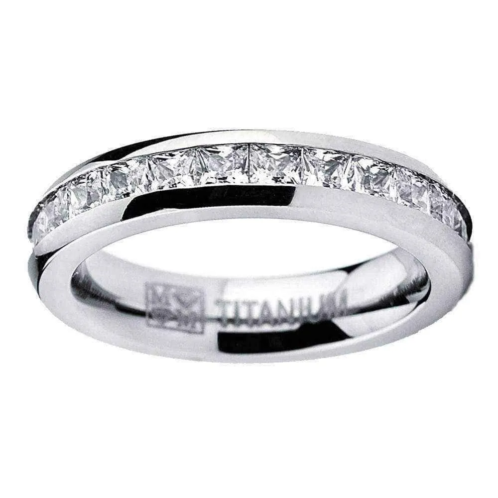 Titanium Eternity Ring