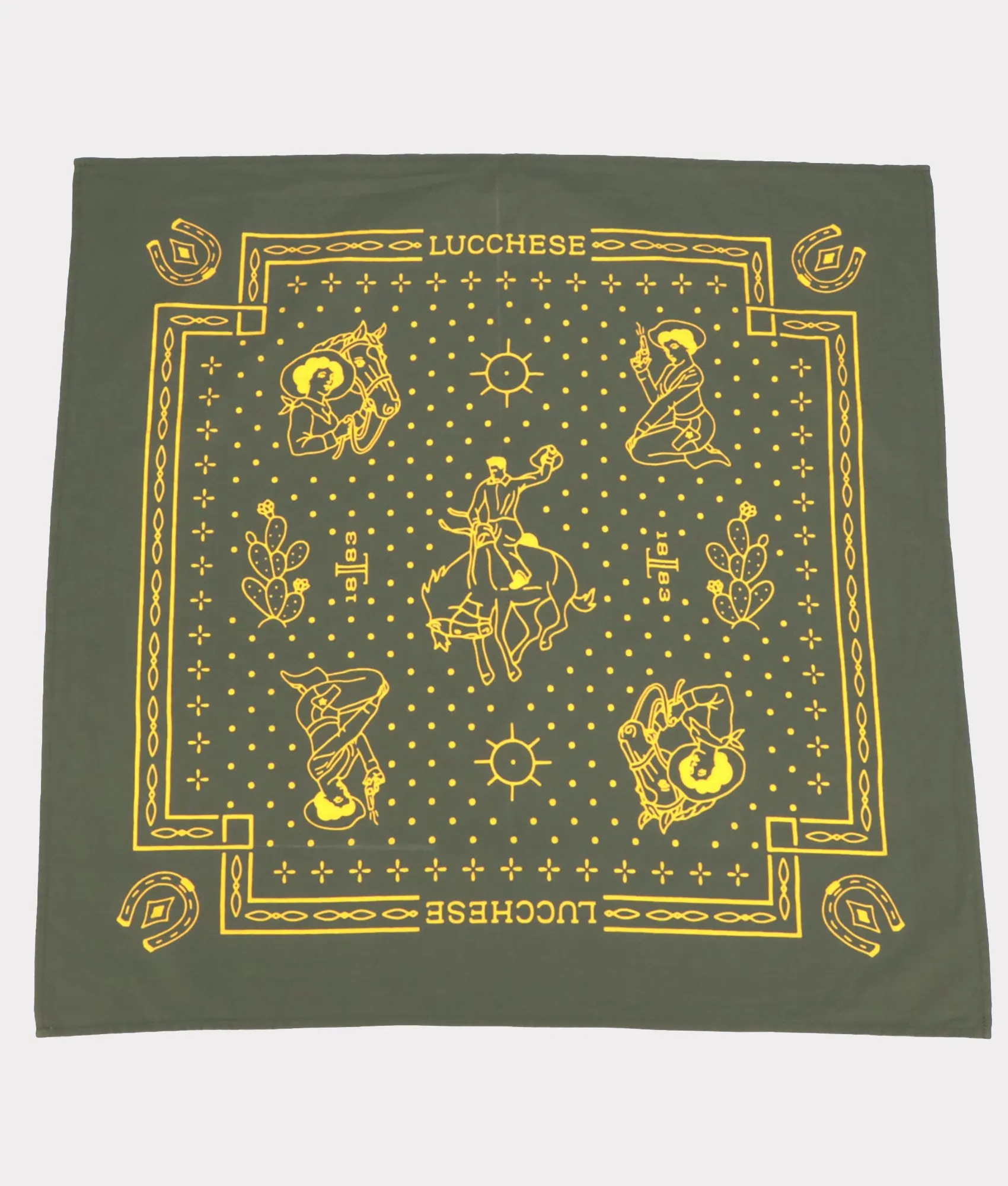 Western Bandana :: Olive