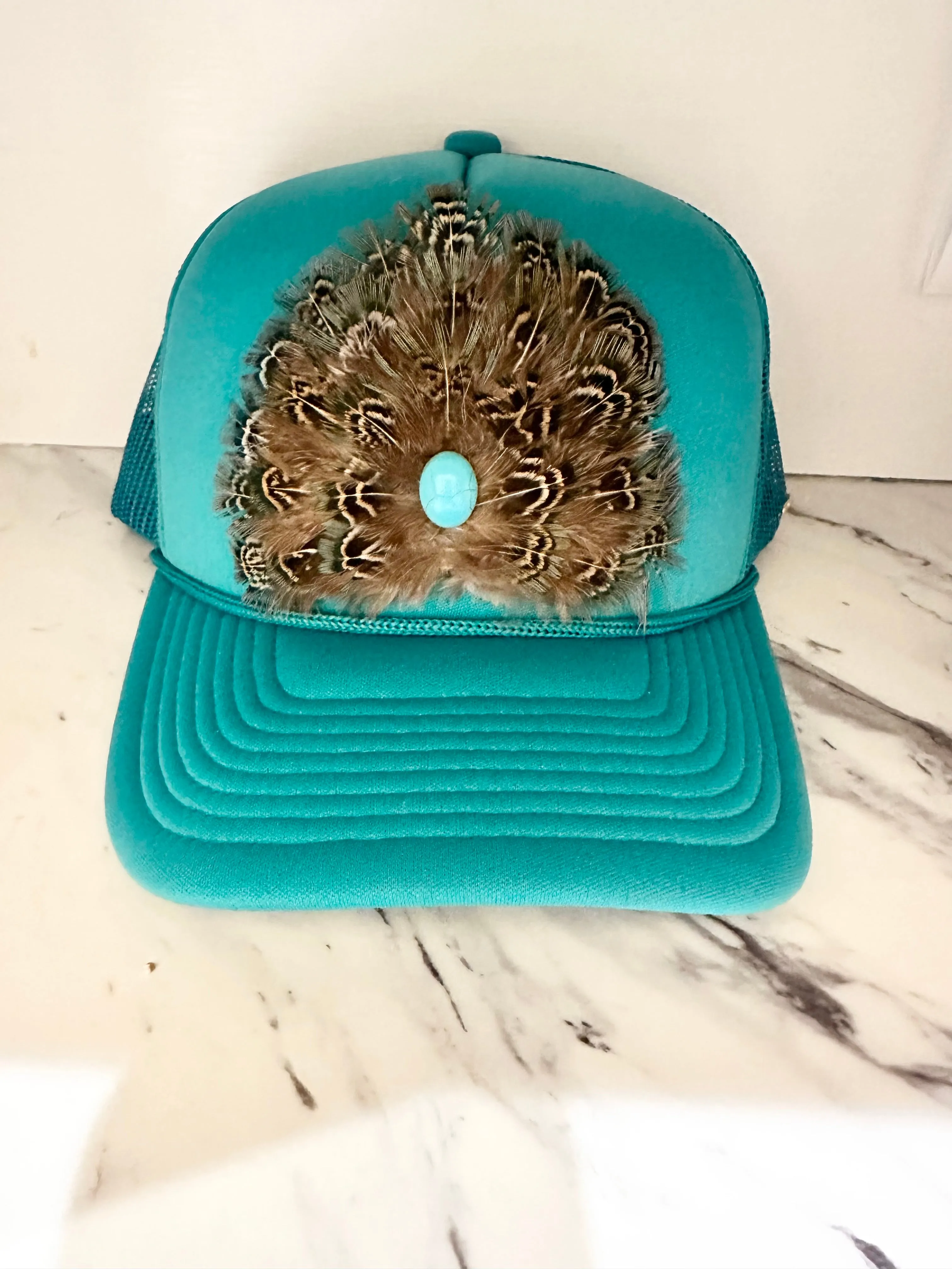 Western Feather Trucker Hat