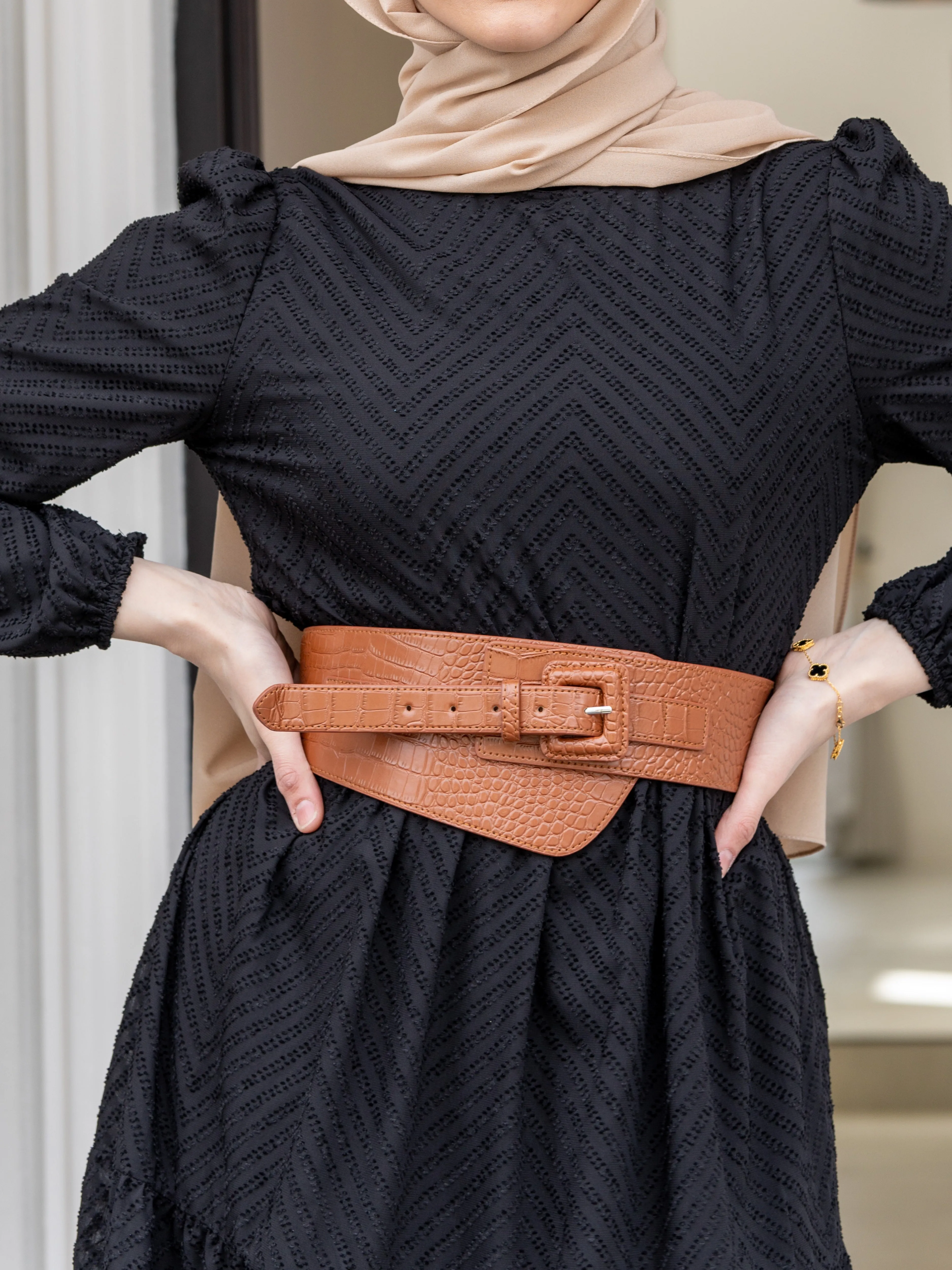 WIDE WAISTBAND BELT