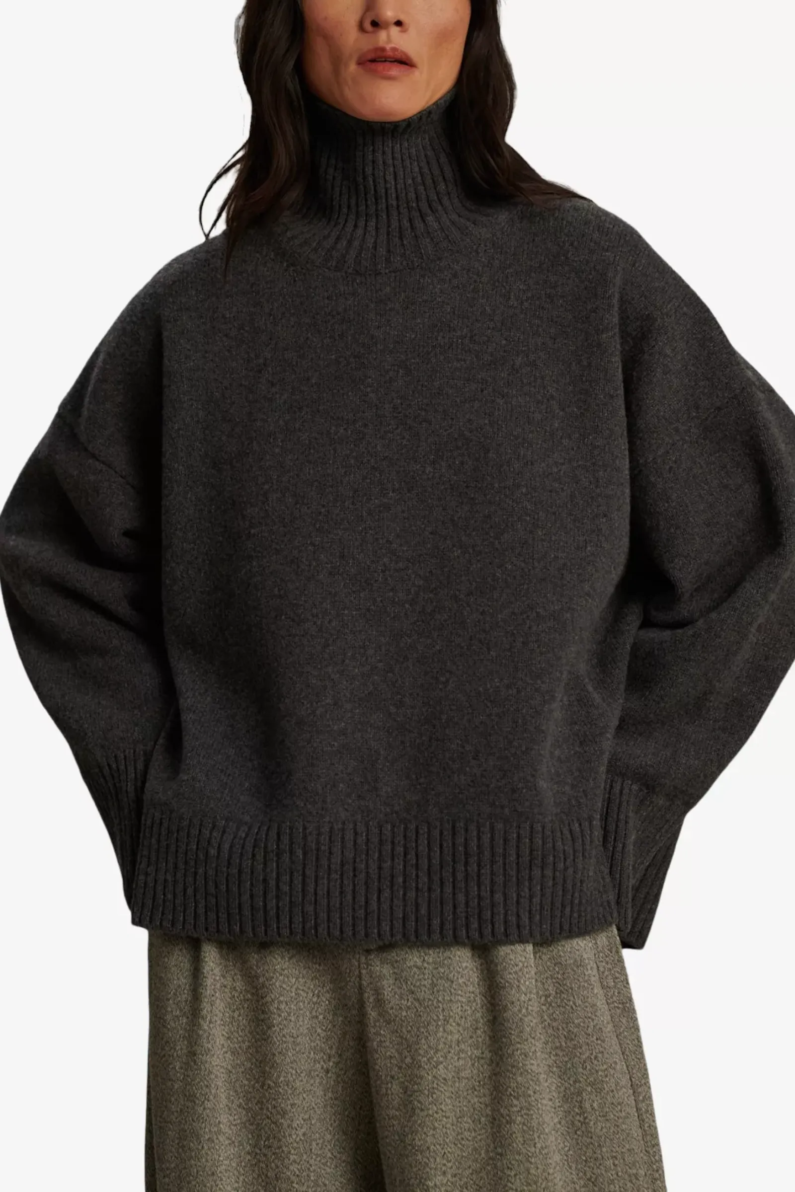William Relaxed-fit Turtle-neck Merino-wool Jumper