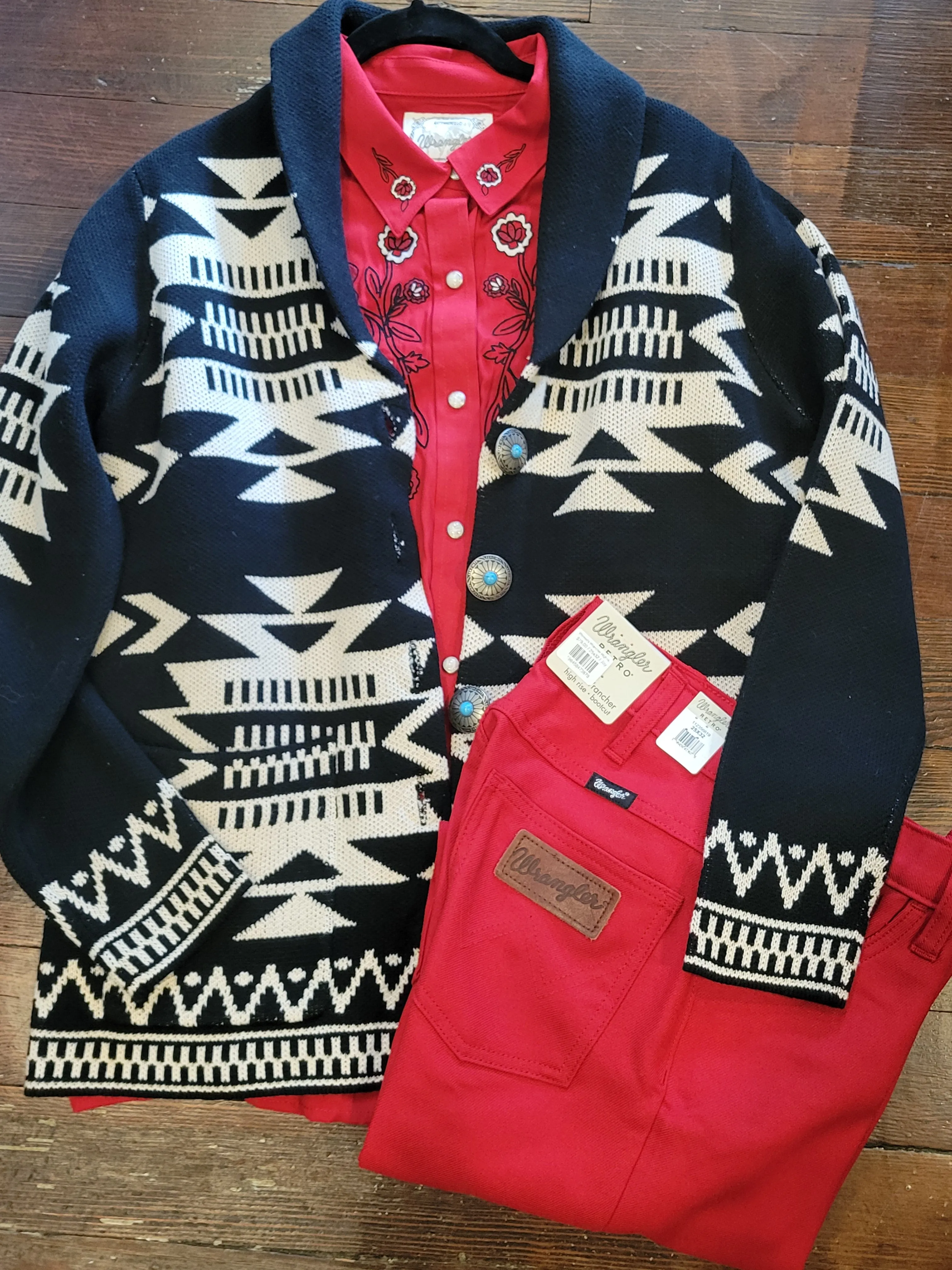Wrangler Embroidered Western Yoke Shirt